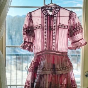 Aritzia Sunday Best Lilac Peace Dress (Size xs)